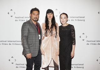 Jury Feature Films: Subarna Thapa (actor-director), Yaelle Kayam (director), Kang Soo Youn (Director BIFF)