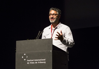 Raed Rafei with Salam (winner of the Best International Short Film Award)