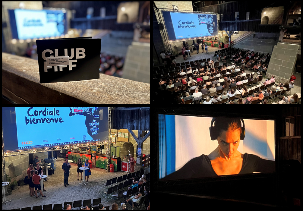 FIFF Club, projection à l'open air cinéma de Fribourg en août 2023