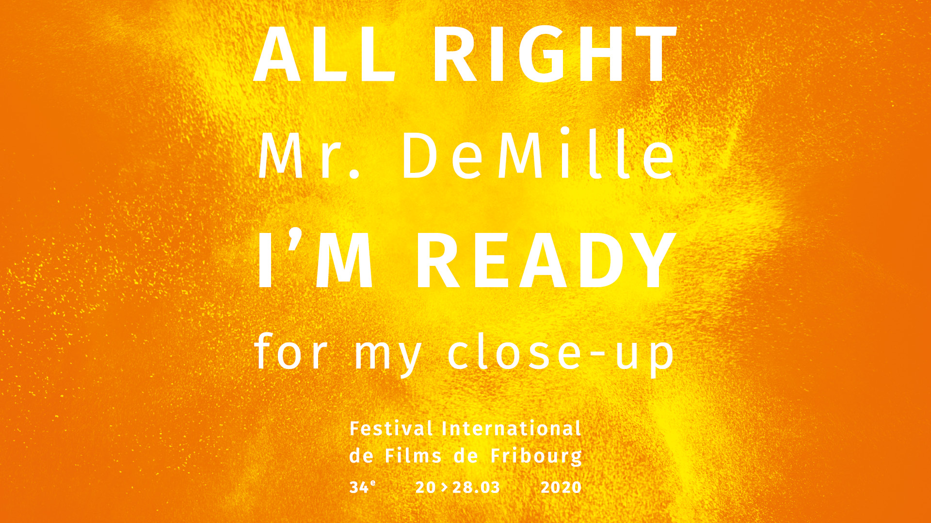 Call for Entries DeMille FIFF2020