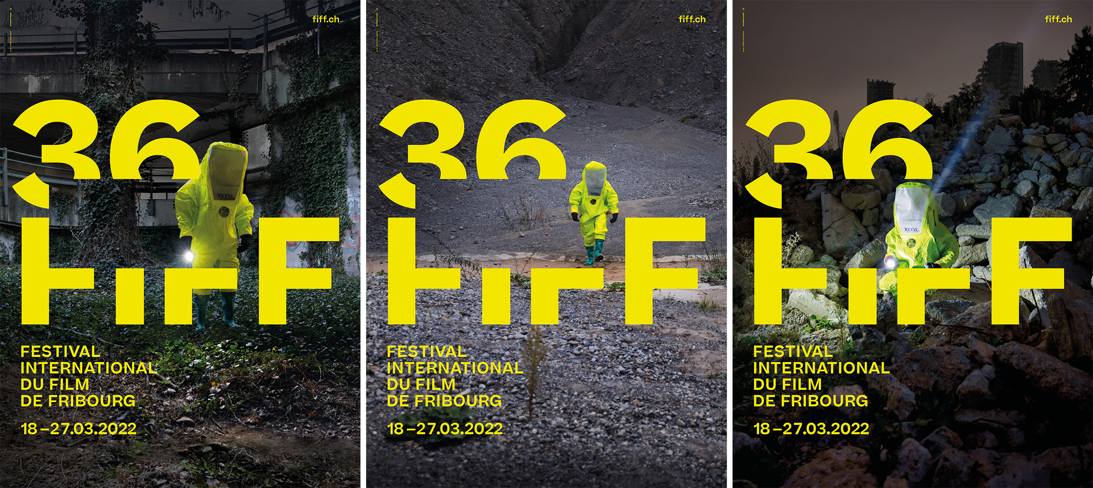 Affiches du FIFF22 - 36e edition du Festival International du Film de Fribourg, du 18 au 27 mars 2022
