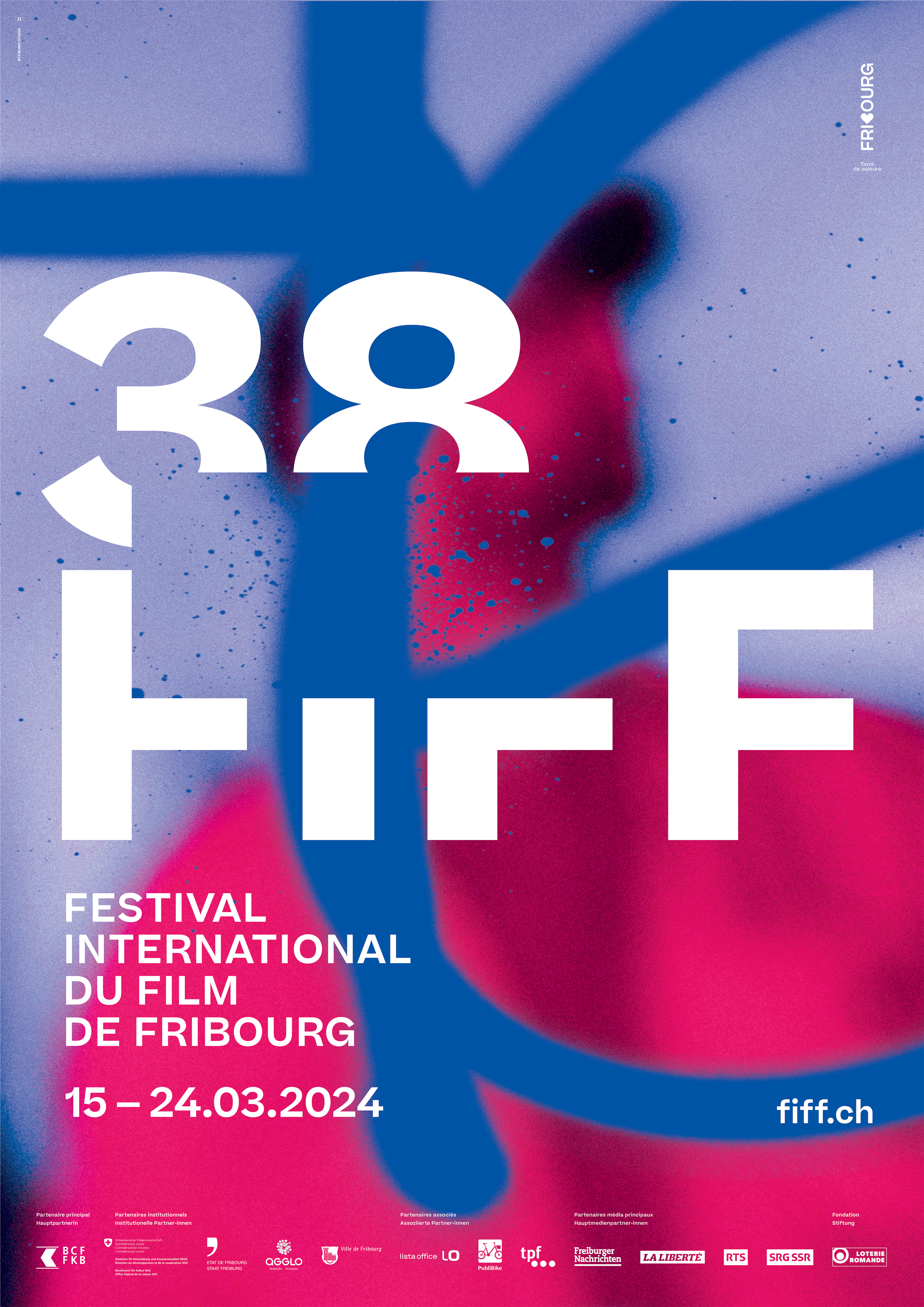 Affiche de la 38e édition du Festival International du Film de Fribourg