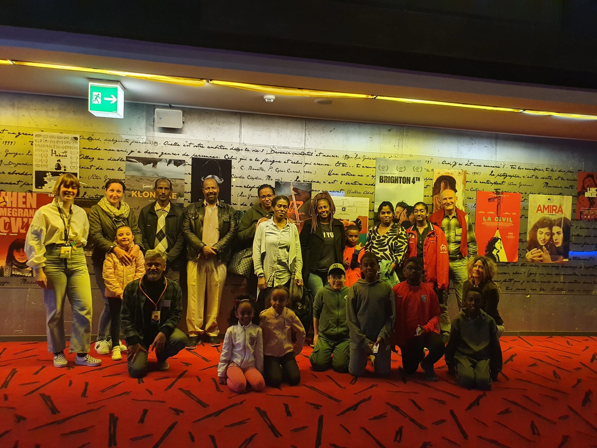 Groupe de la radio FriVox à la séance Découvertes en famille du FIFF22