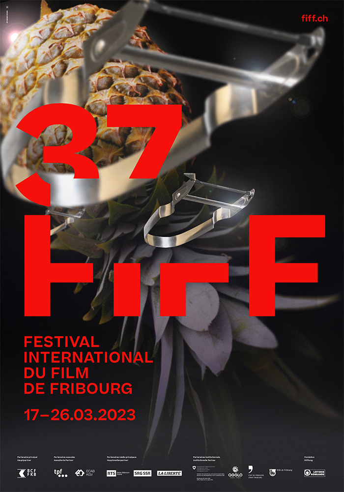 L'une des affiches du FIFF23 réalisée par l'agence by the way studio.