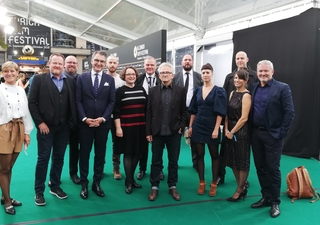 La délégation du FIFF sur le tapis vert du ZFF.