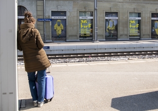 Signalétique en ville de Fribourg 