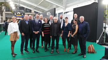 La délégation du FIFF sur le tapis vert du ZFF.