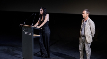 FIFF 2021, Cérémonie de clôture, Prix du Jury des jeunes Comundo, Héloïse Clément, Philippe Neyroud © Pierre-Yves Massot