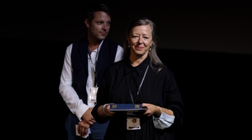 FIFF 2021, Cérémonie de clôture, Prix du Jury œcuménique, Baldassare Scolari, Colette Kalt © Pierre-Yves Massot
