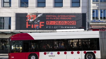 La ville de Fribourg rougit à l'arrivée du FIFF 2023 © Thomas Delley