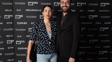 Nadine Schouwey et Simon Zurich au FIFF23 ©Rromir Imami