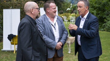 Apéritif aux 4 vents avec les partenaires du FIFF, août 2023 © Thomas Delley