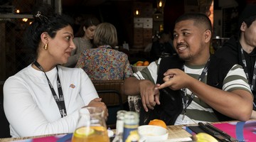 Repas des réalisateurs et réalisatrices aux Trentenaires © Thomas Delley