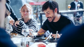 Repas des réalisateurs et réalisatrices aux Trentenaires © Adrien Perritaz