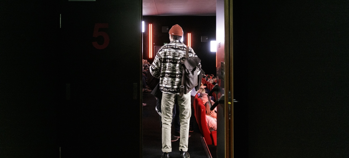 Porte salle de cinéma FIFF 2019