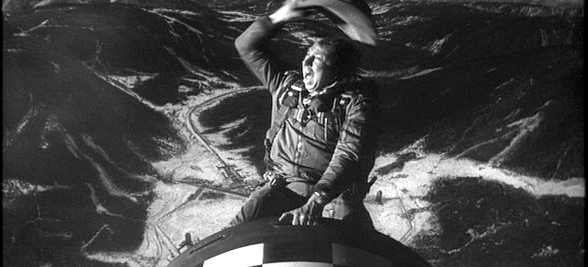 "Dr. Strangelove or: How I Learned to Stop Worrying and Love the Bomb", Stanley Kubrick, 1964