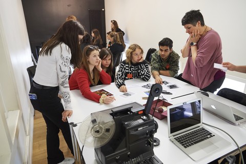 Atelier «Histoire du cinéma» pendant le FIFF 2023 ©Corinne Aeberhard
