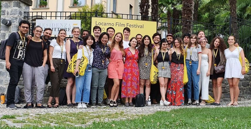 24 jeunes ont participé à "U30", dont Julia Schubiger du FIFF (4e depuis la gauche) Les participants du programme U30 à Locarno