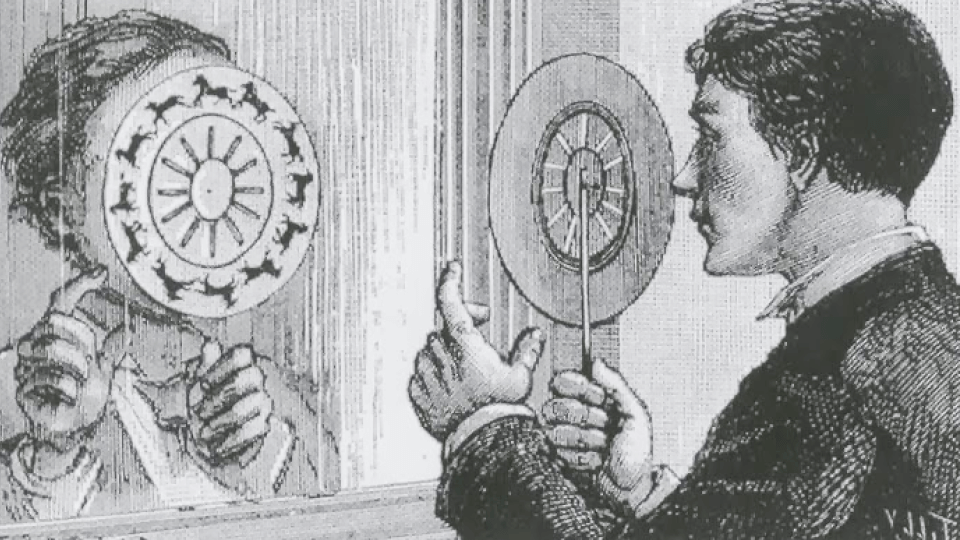 Planète cinéma, atelier histoire du cinéma, Phenakistoscope.