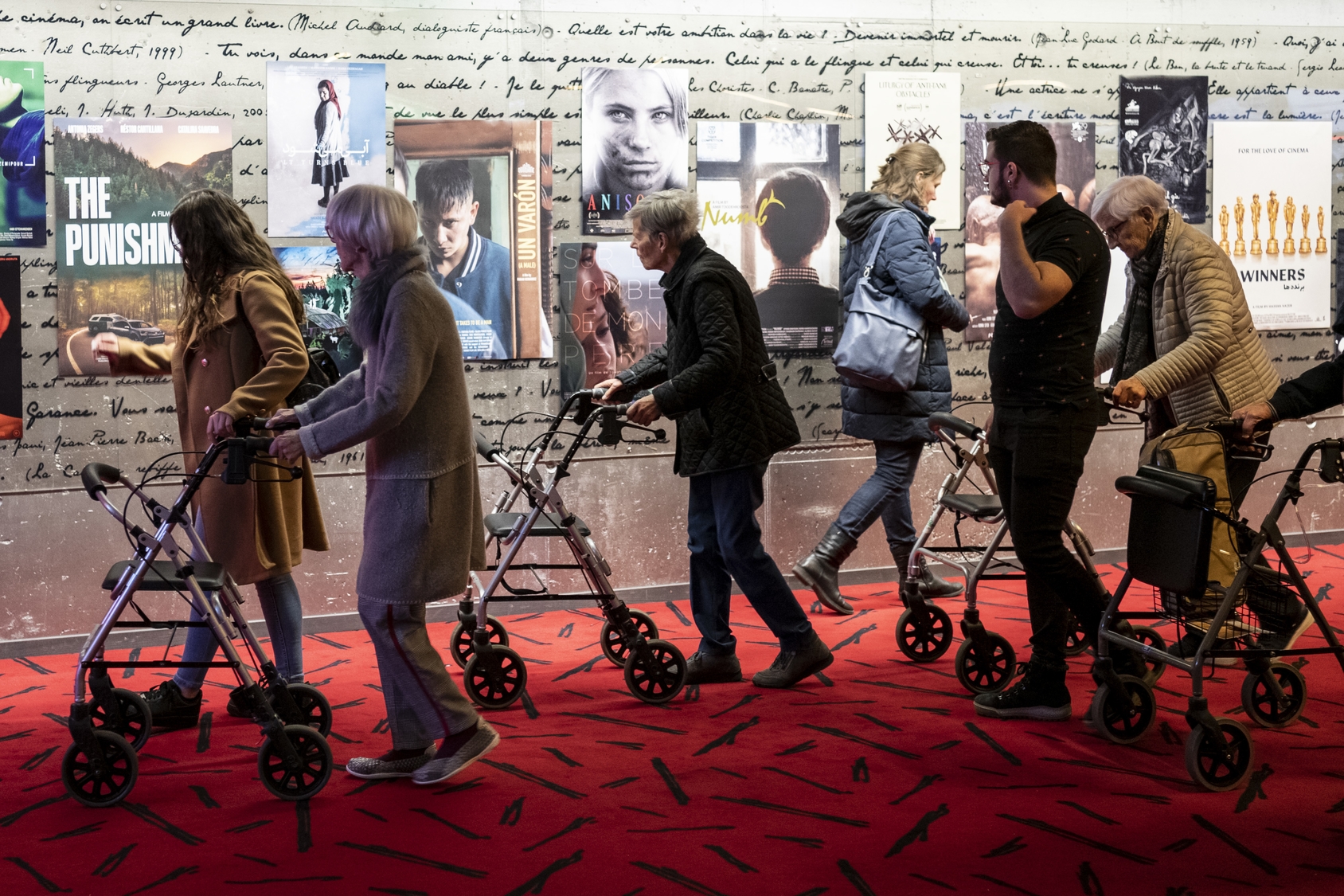 Séance avec des personnes résidentes d'EMS au FIFF 2023 ©Thomas Delley