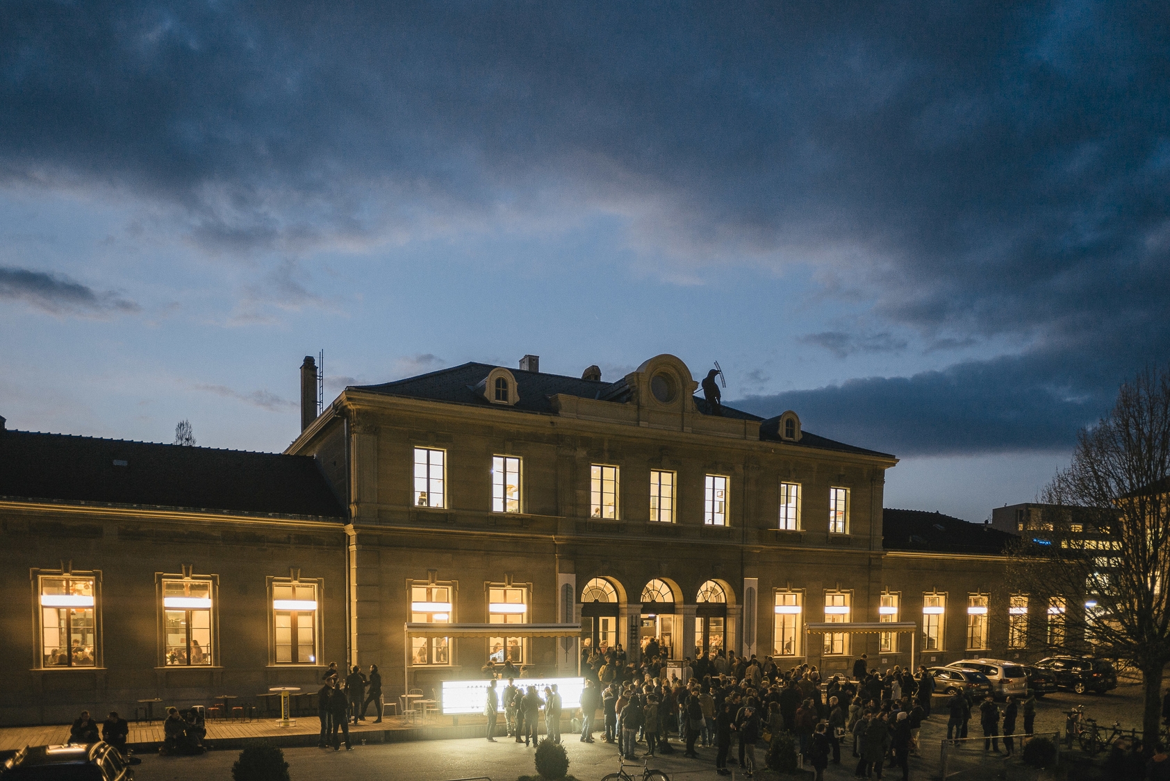 Bâtiment de l'Ancienne Gare, bureaux du Festival International de Films de Fribourg ©Daniel Ammann, 2015