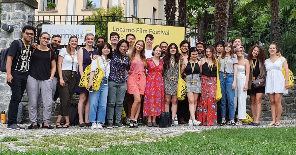 24 jeunes ont participé à "U30", dont Julia Schubiger du FIFF (4e depuis la gauche) Les participants du programme U30 à Locarno
