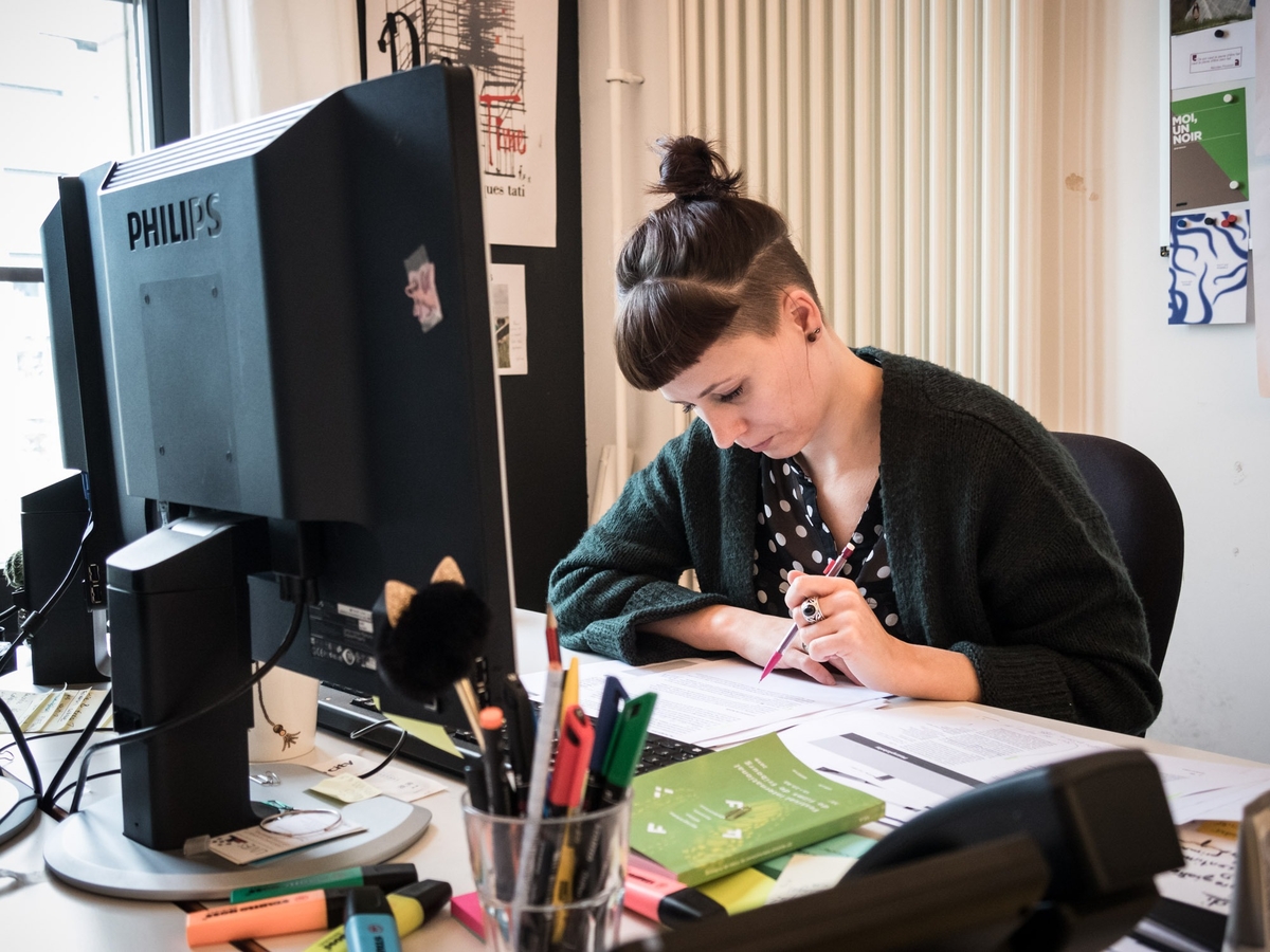 Delphine bureau travaille FIFF2020